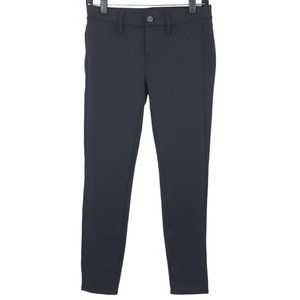Ann Taylor Petite Stretch Capri Pants Womens Size 4P Black